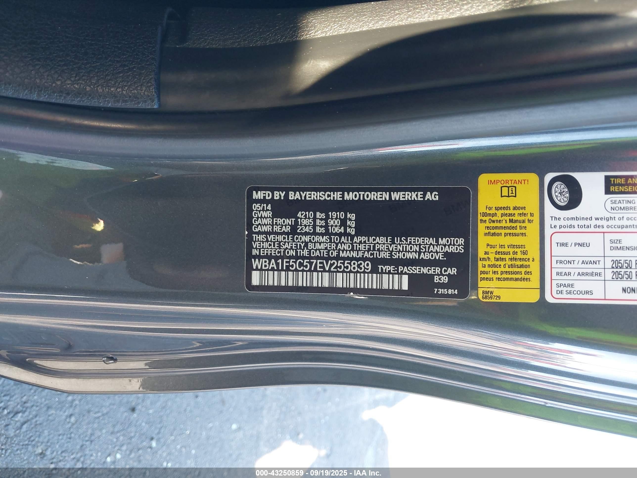 2014 Bmw 228i   Gray vin: WBA1F5C57EV255839