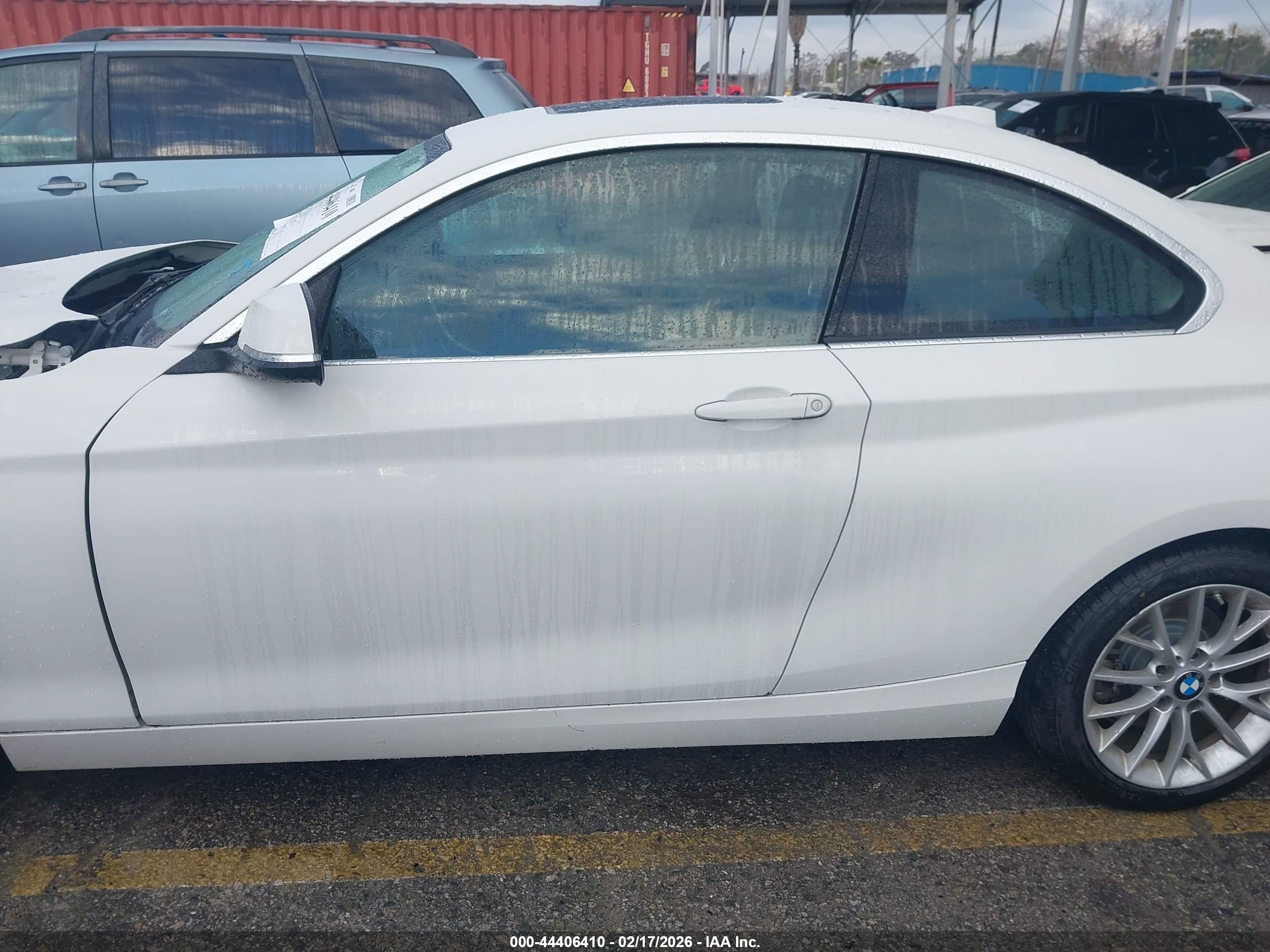 2014 Bmw 228i   White vin: WBA1F5C58EV255574