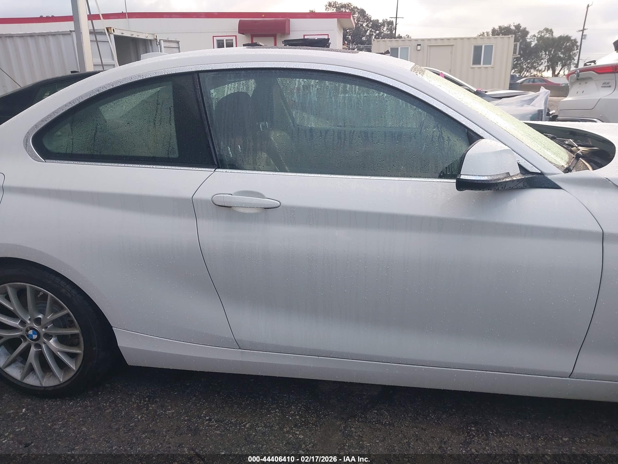2014 Bmw 228i   White vin: WBA1F5C58EV255574