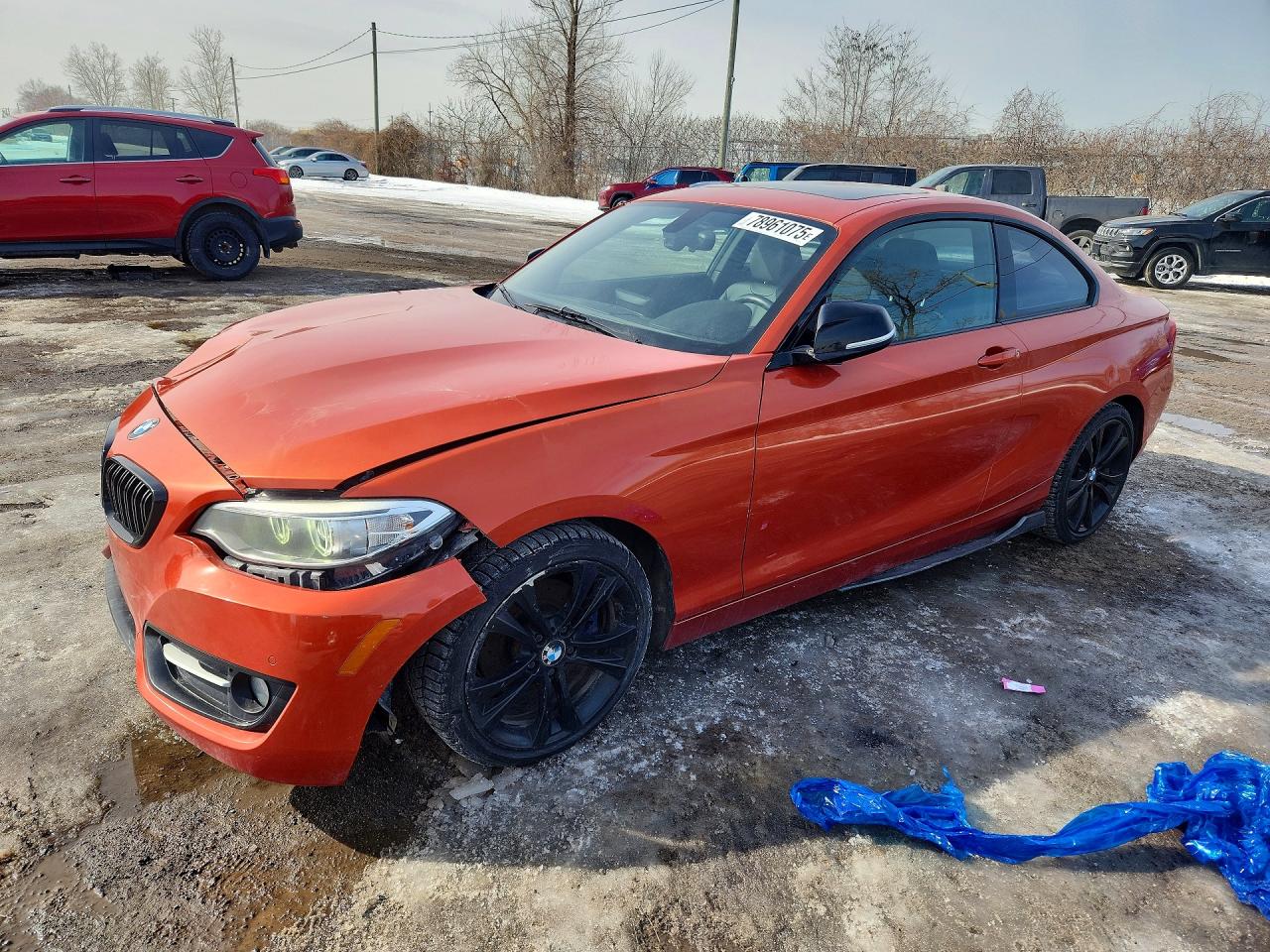 2014 Bmw 228 I Orange vin: WBA1F5C58EV255767