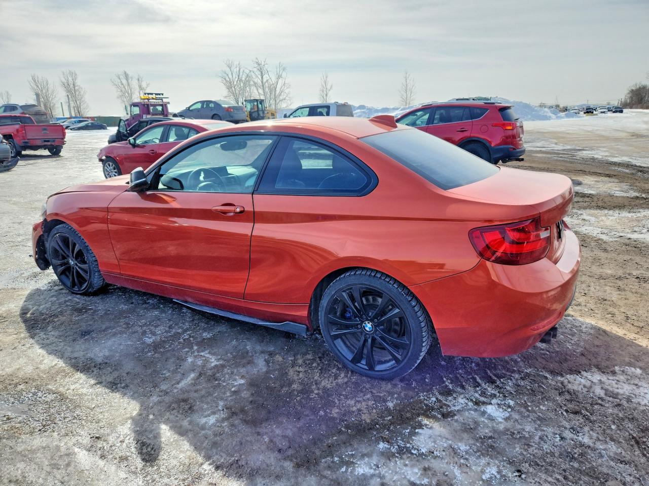 2014 Bmw 228 I Orange vin: WBA1F5C58EV255767