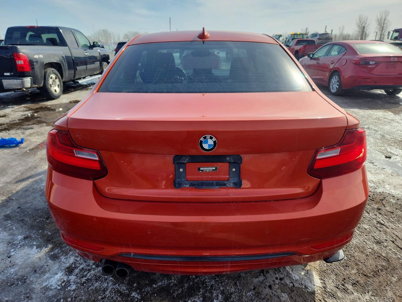 2014 Bmw 228 I Orange vin: WBA1F5C58EV255767