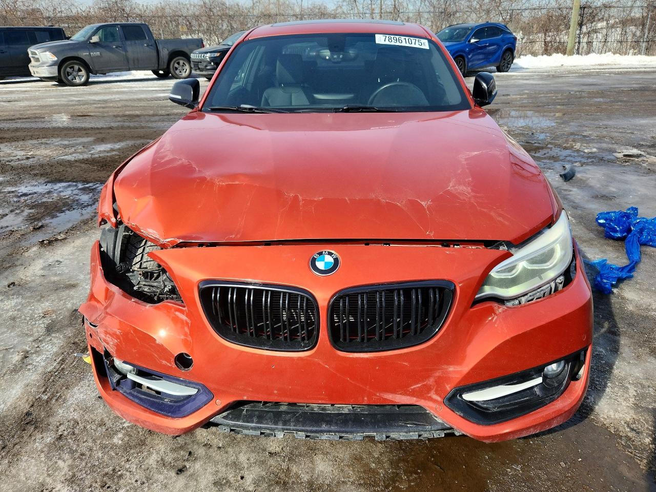 2014 Bmw 228 I Orange vin: WBA1F5C58EV255767