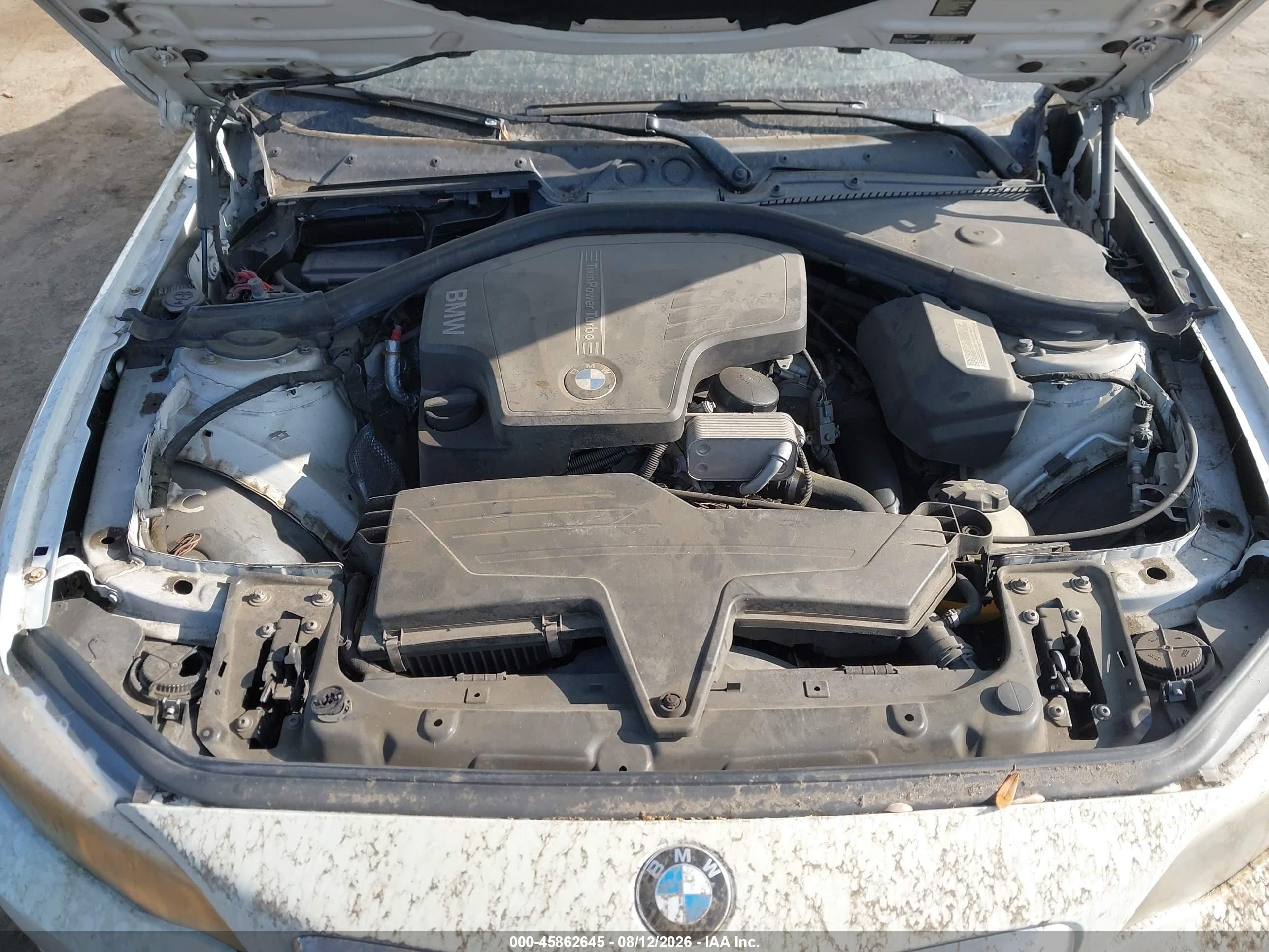 2014 Bmw 228i   White vin: WBA1F5C58EV255901