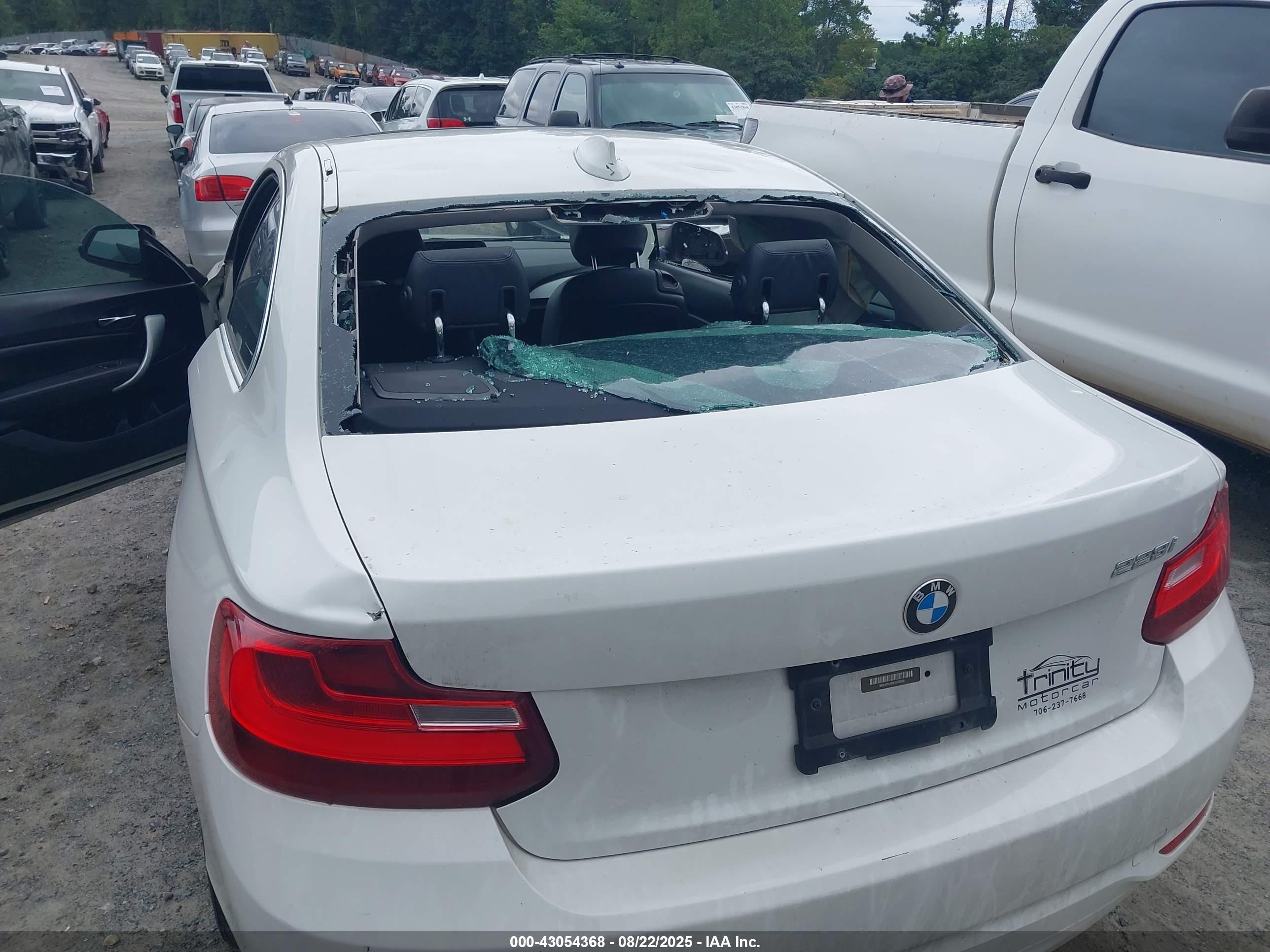 2014 Bmw 228i   White vin: WBA1F5C58EVV99020