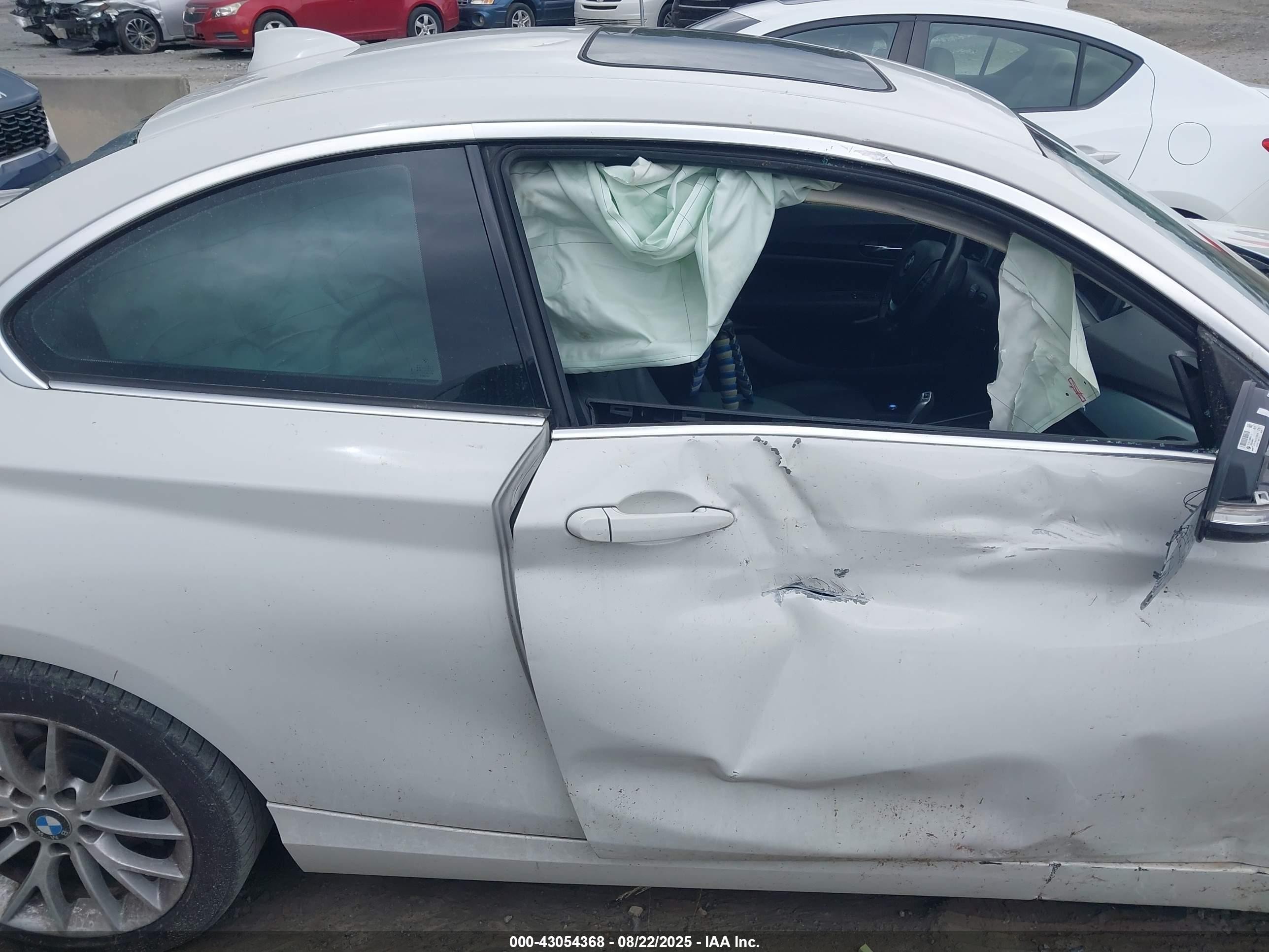 2014 Bmw 228i   White vin: WBA1F5C58EVV99020