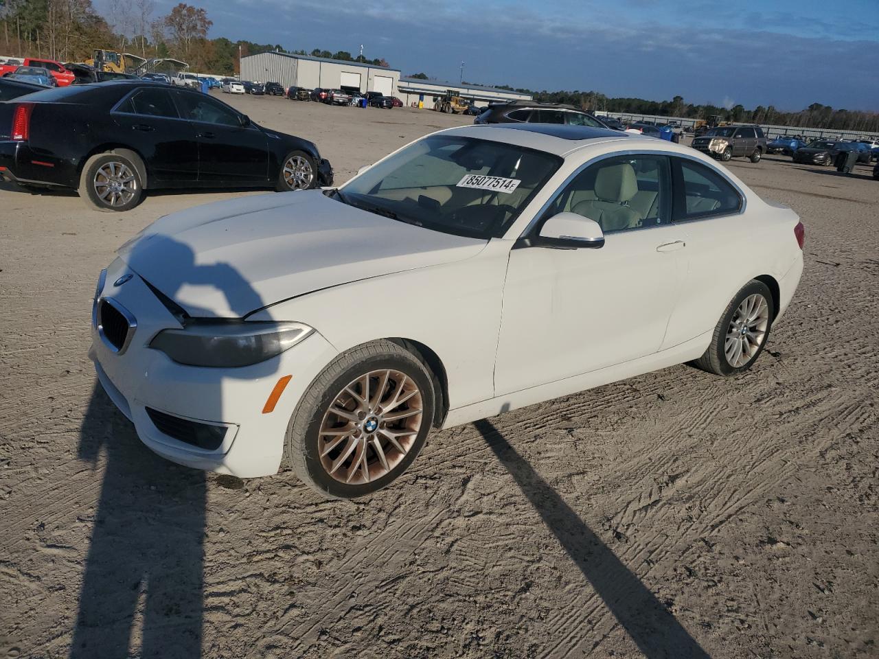 2014 Bmw 228 I White vin: WBA1F5C58EVV99129