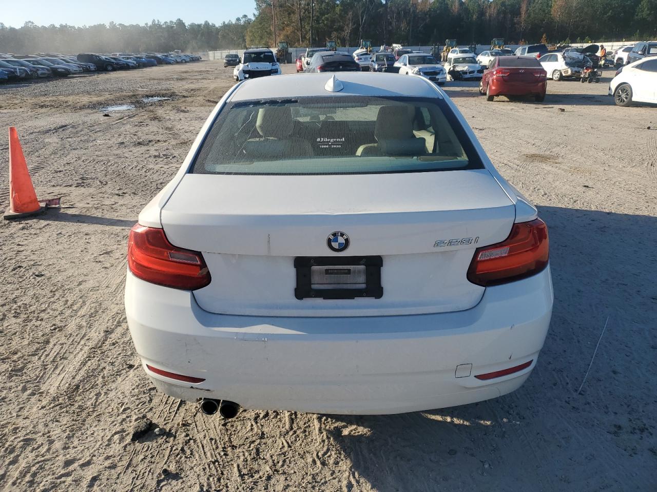 2014 Bmw 228 I White vin: WBA1F5C58EVV99129