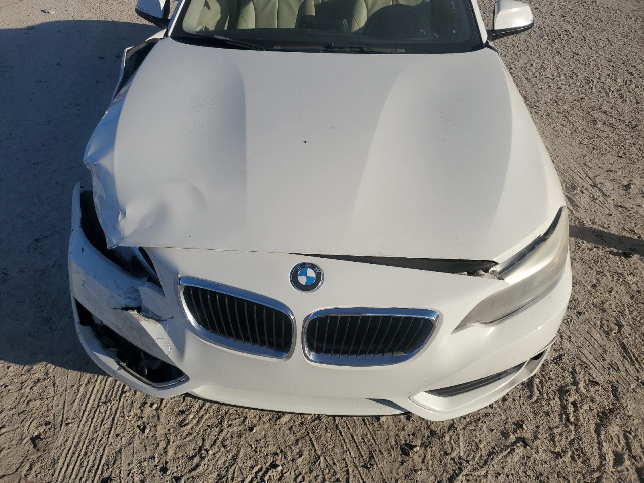2014 Bmw 228 I White vin: WBA1F5C58EVV99129