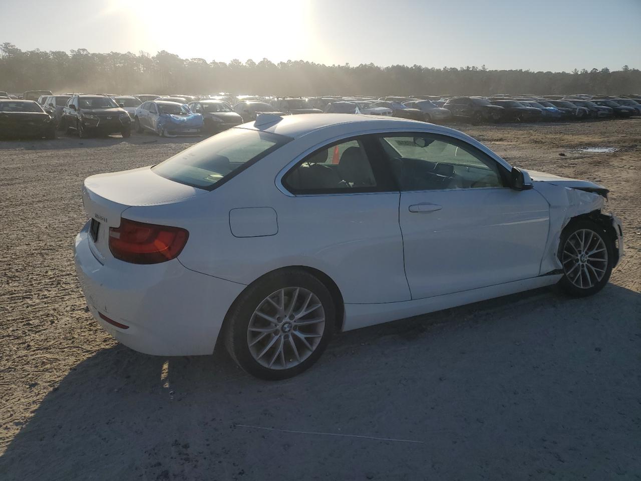 2014 Bmw 228 I White vin: WBA1F5C58EVV99129
