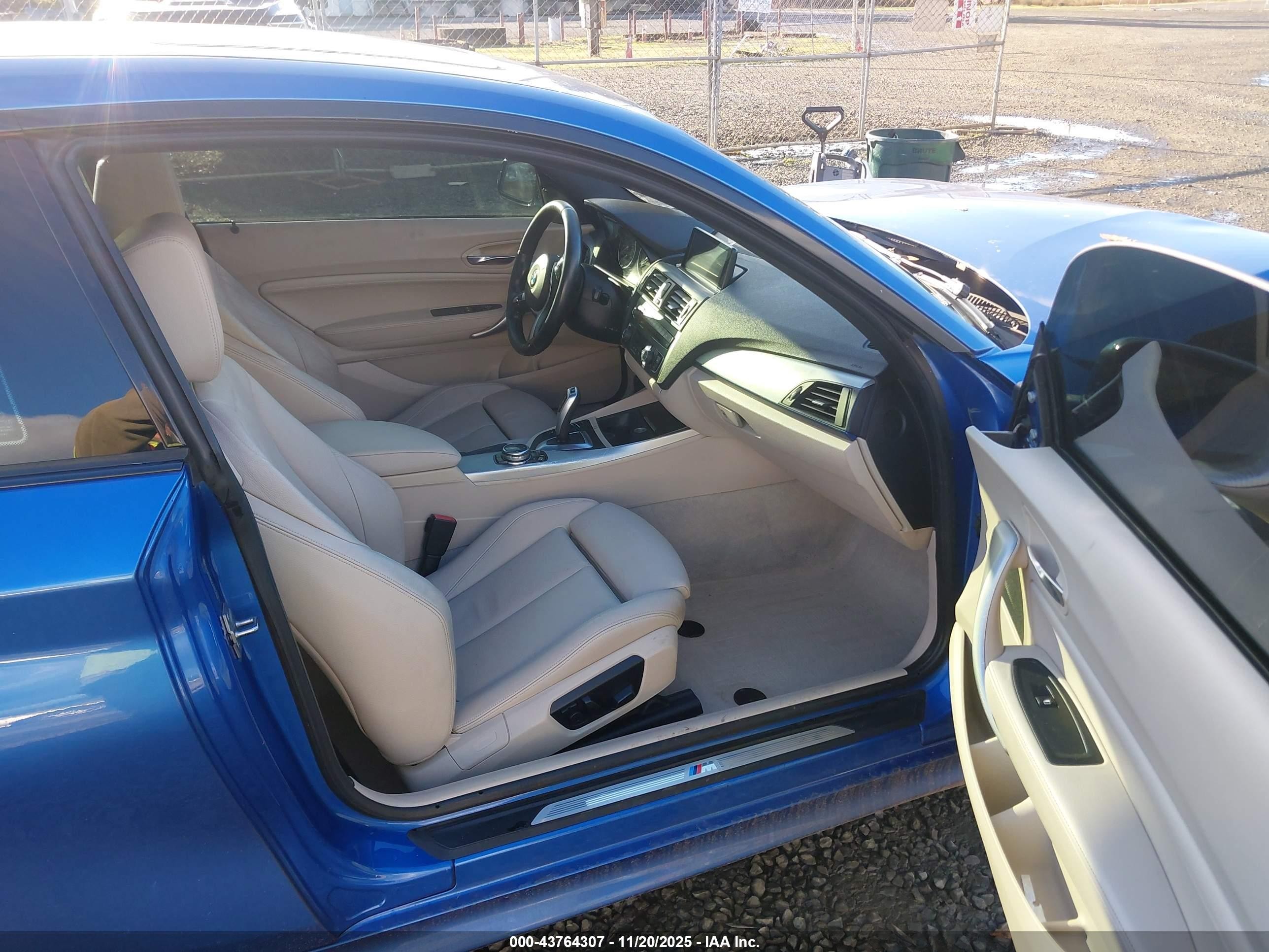 2014 Bmw 228i   Blue vin: WBA1F5C58EVV99745