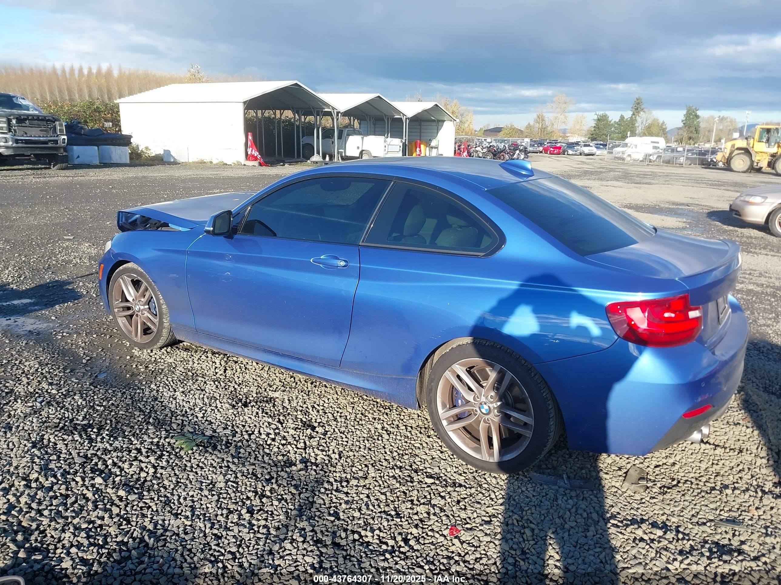 2014 Bmw 228i   Blue vin: WBA1F5C58EVV99745