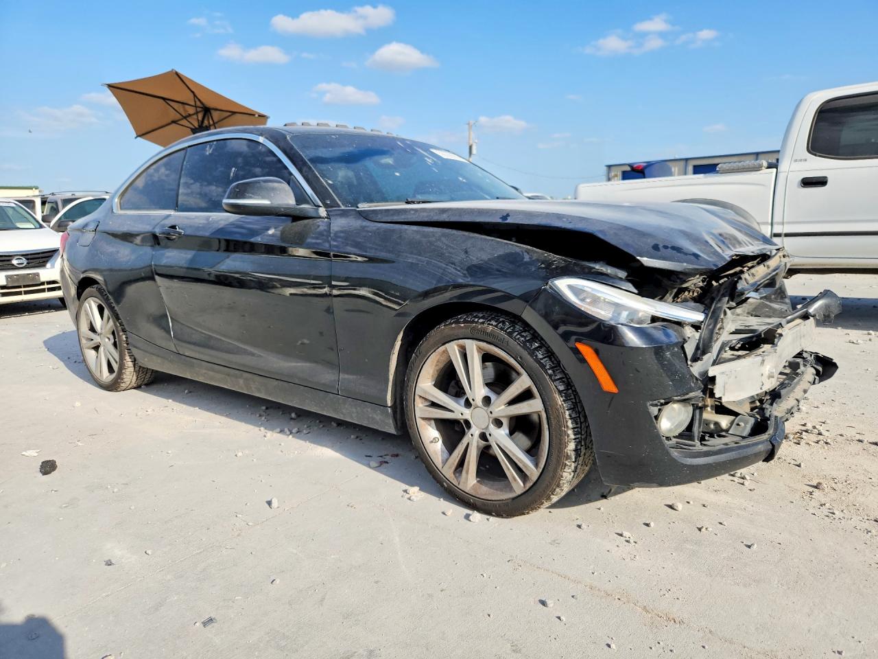 2015 Bmw 228 I Black vin: WBA1F5C58FV257391