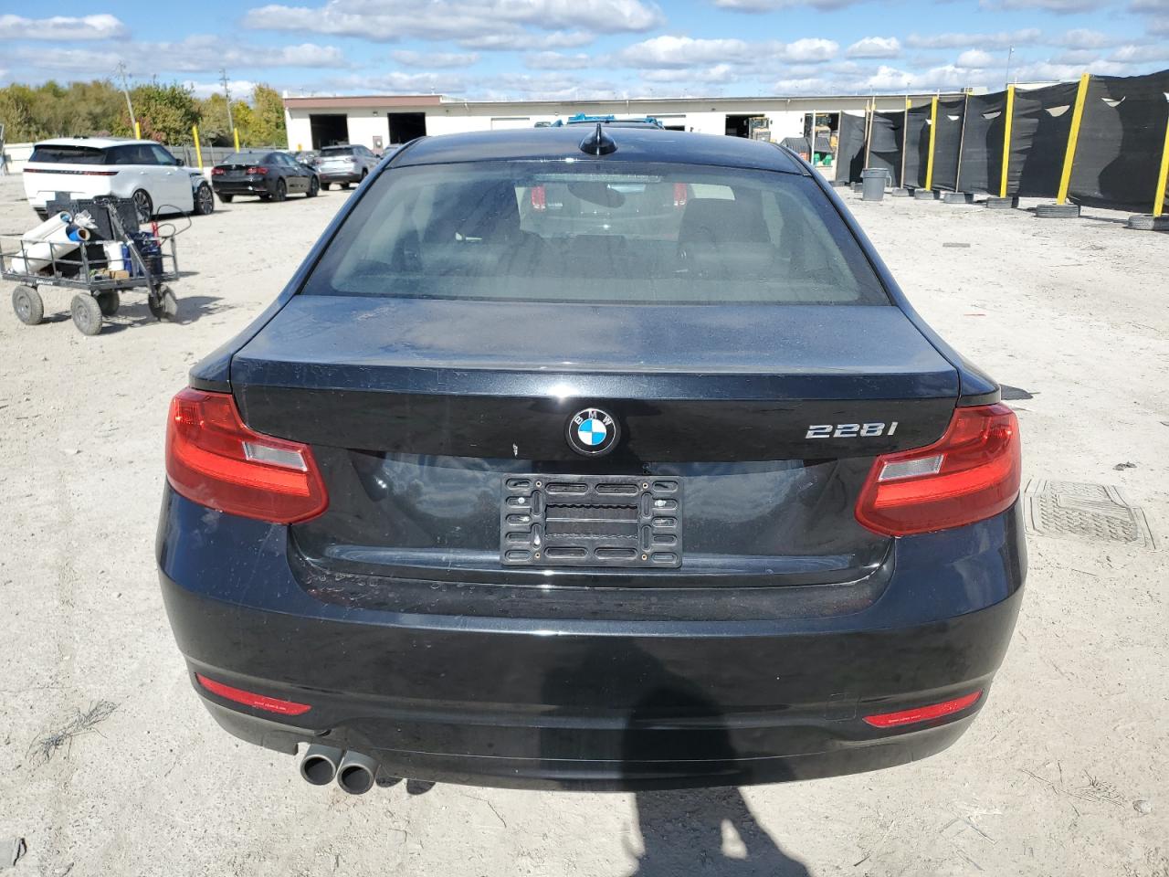 2014 Bmw 228 I Black vin: WBA1F5C59EV255387