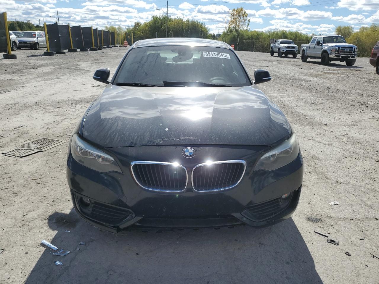 2014 Bmw 228 I Black vin: WBA1F5C59EV255387