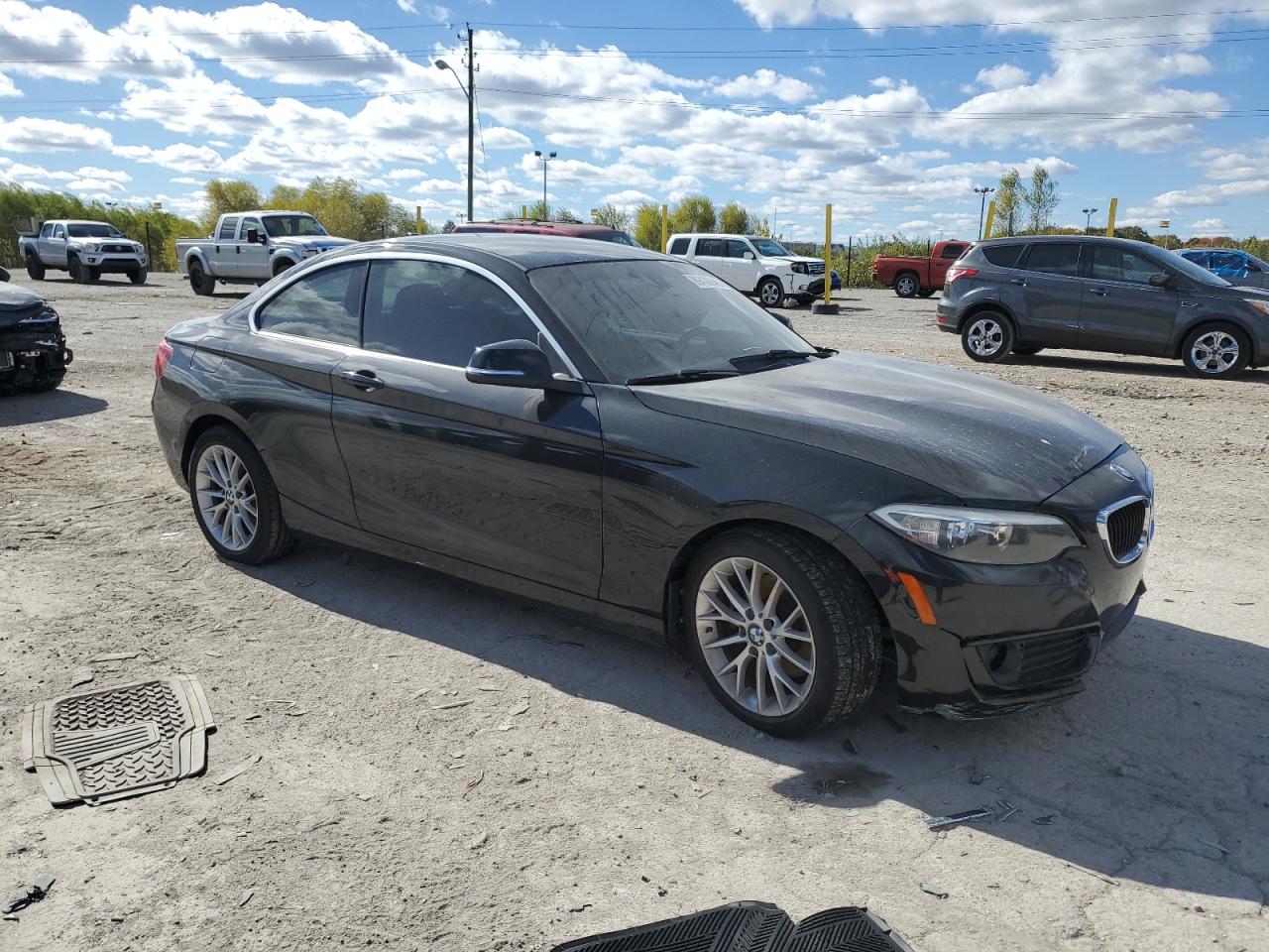 2014 Bmw 228 I Black vin: WBA1F5C59EV255387