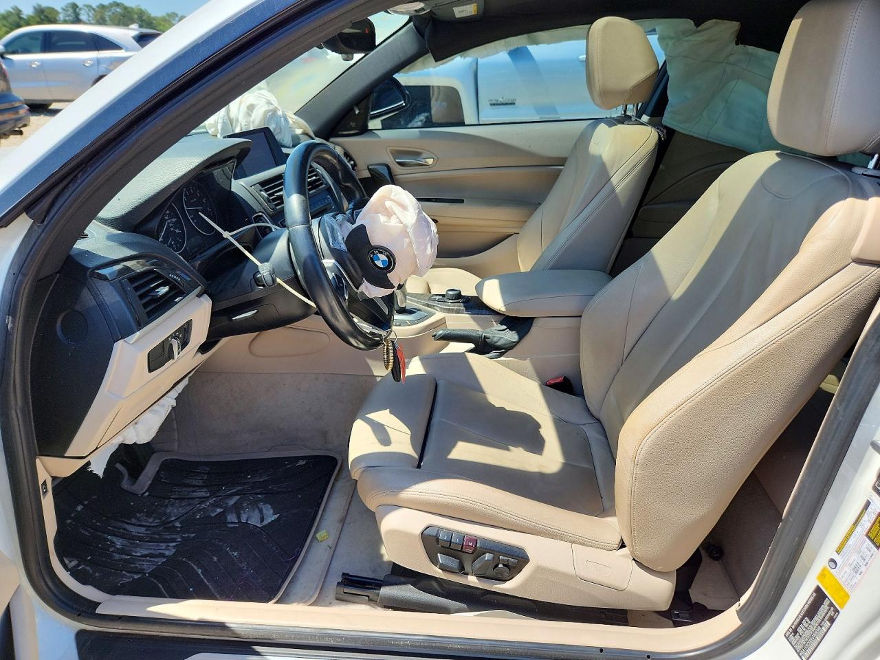 2014 Bmw 228 I White vin: WBA1F5C59EVV99348