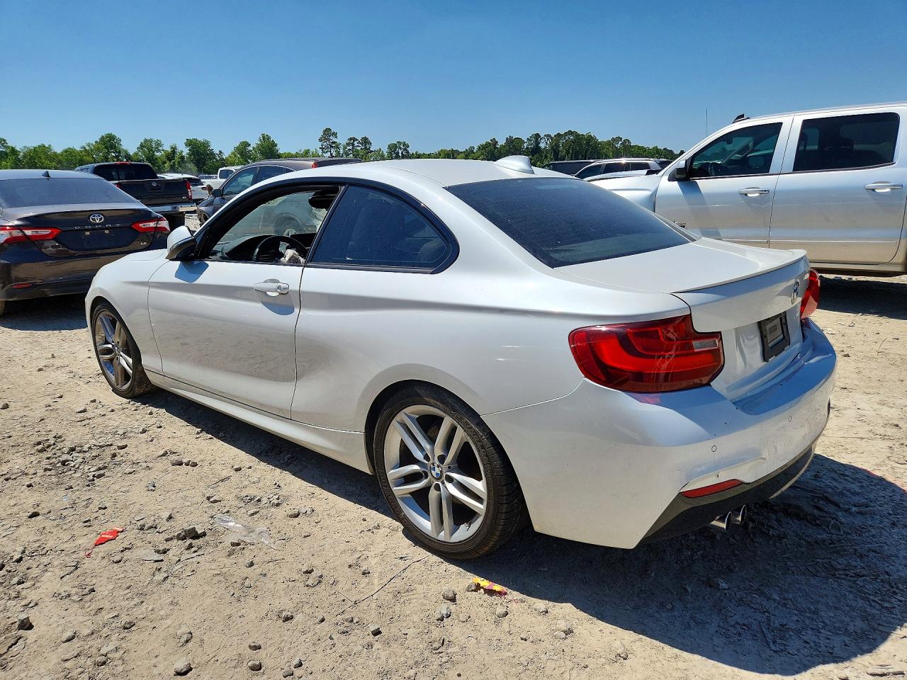 2014 Bmw 228 I White vin: WBA1F5C59EVV99348