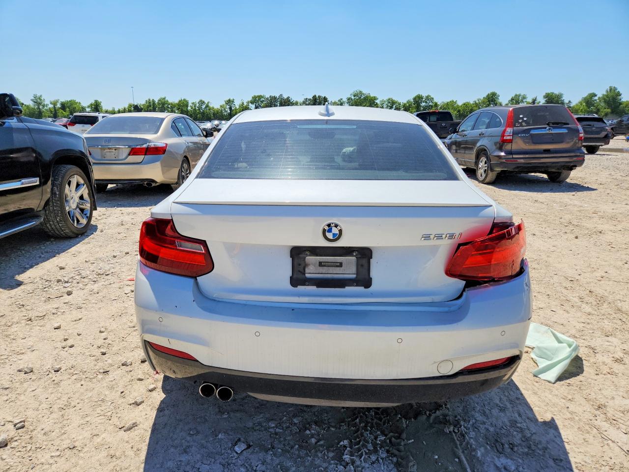 2014 Bmw 228 I White vin: WBA1F5C59EVV99348