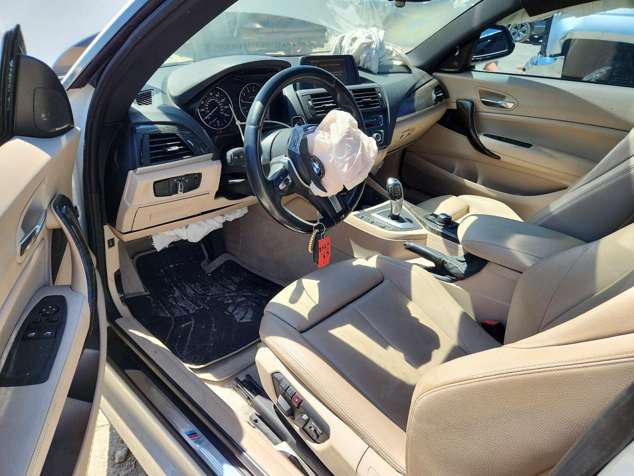 2014 Bmw 228 I White vin: WBA1F5C59EVV99348
