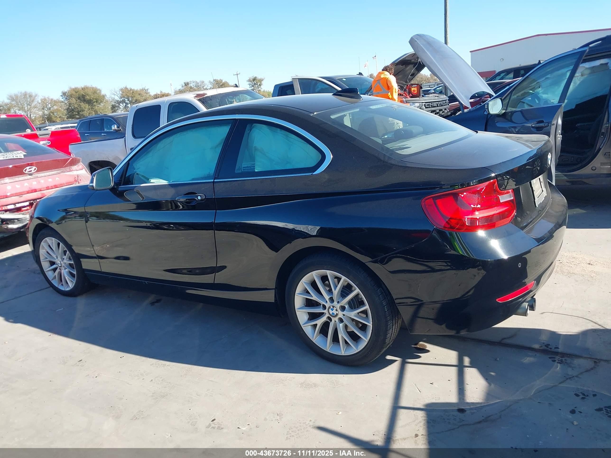2014 Bmw 228i Black vin: WBA1F5C59EVV99592