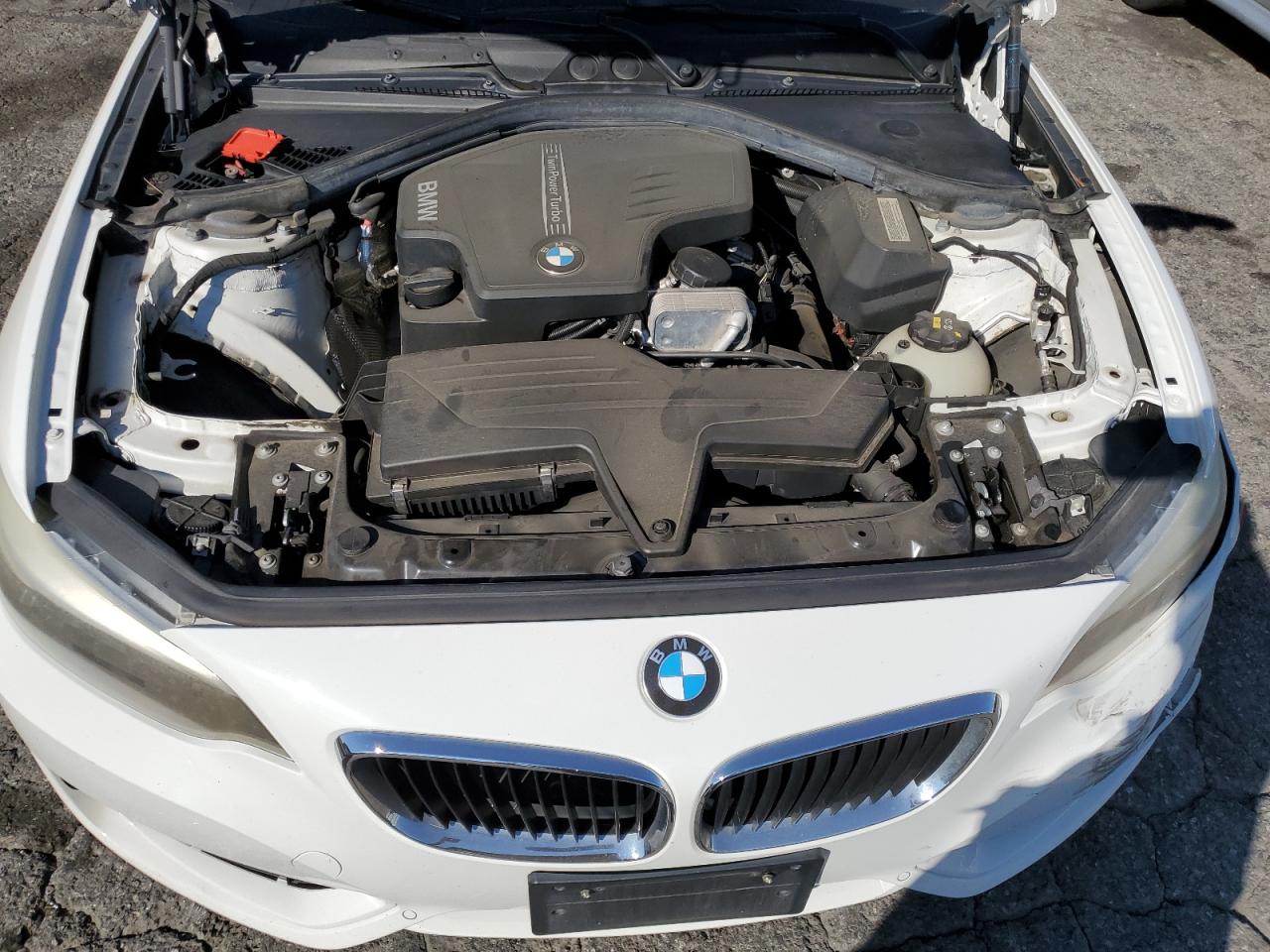 2014 Bmw 228 I White vin: WBA1F5C59EVV99625