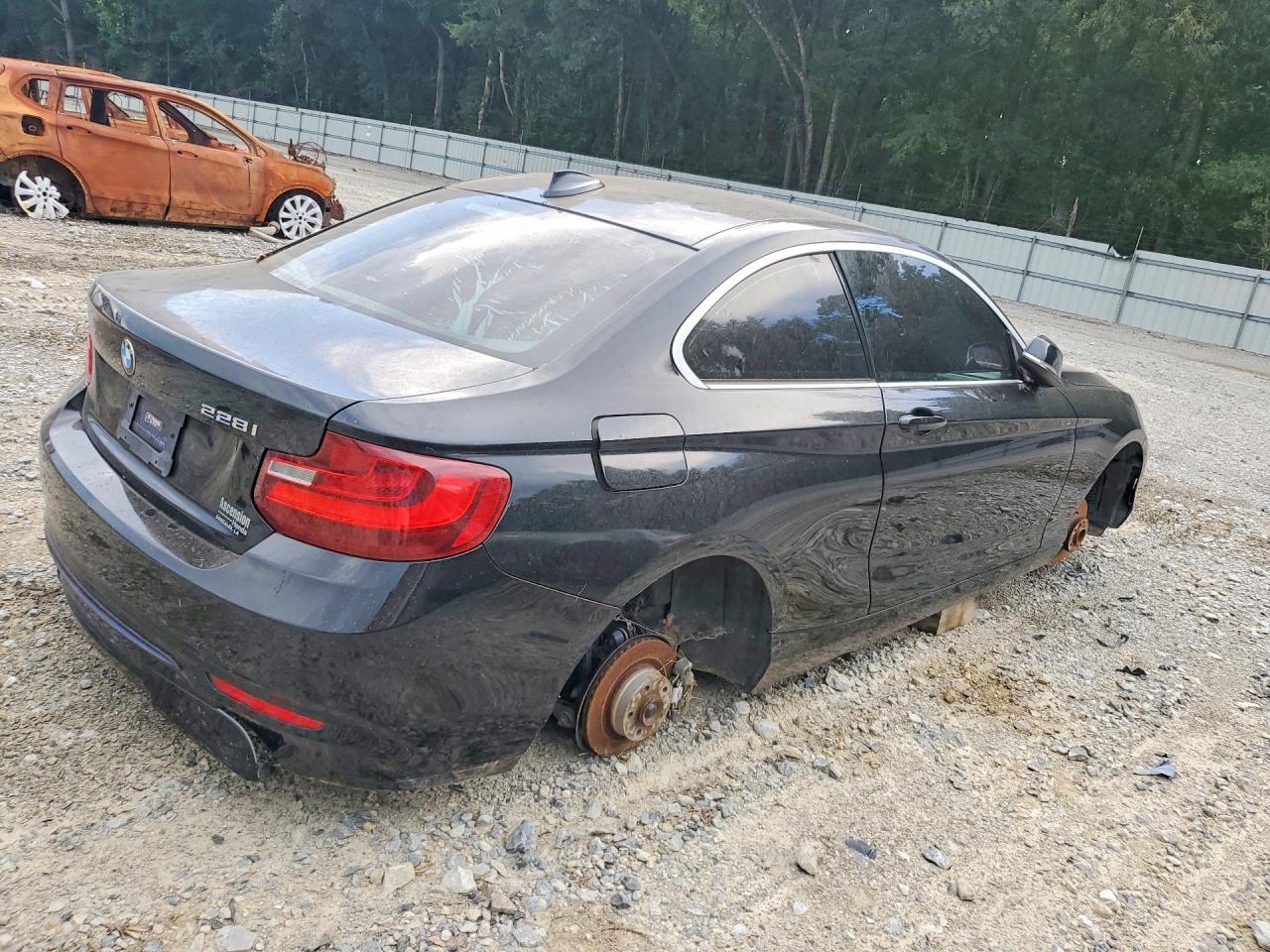 2015 Bmw 228 I Black vin: WBA1F5C59FV256394