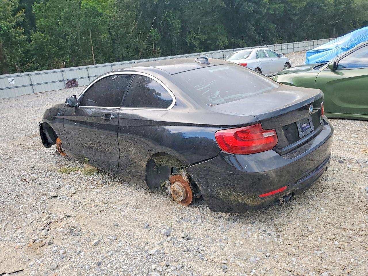 2015 Bmw 228 I Black vin: WBA1F5C59FV256394