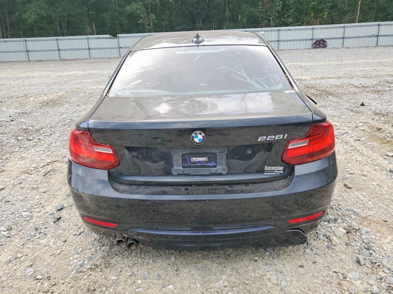 2015 Bmw 228 I Black vin: WBA1F5C59FV256394
