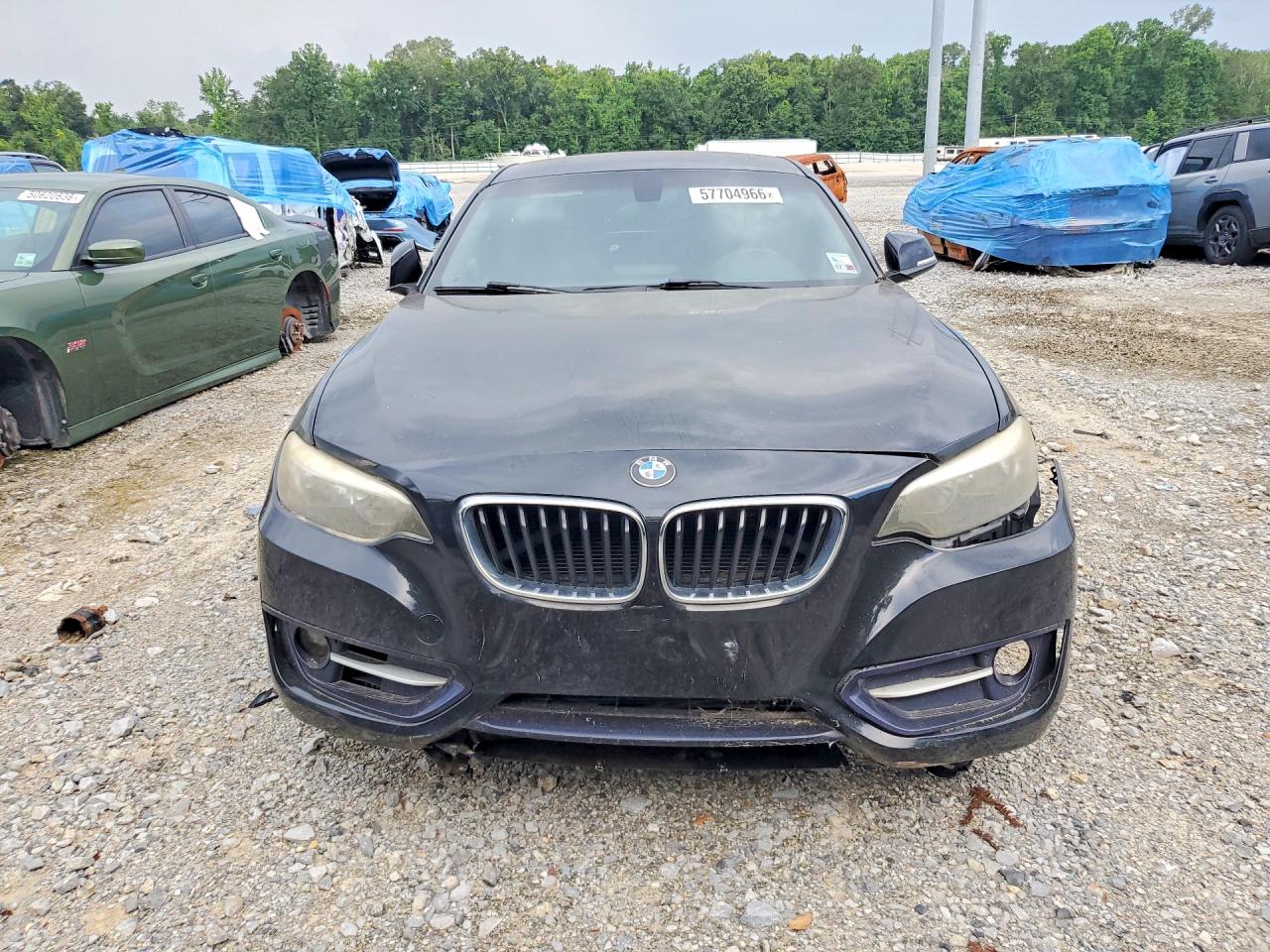 2015 Bmw 228 I Black vin: WBA1F5C59FV256394