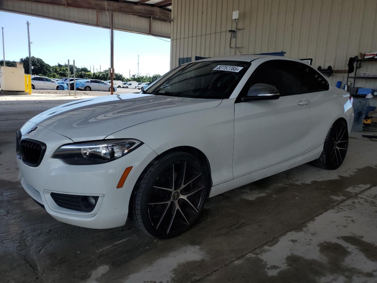 2015 Bmw 228 I White vin: WBA1F5C59FV257206