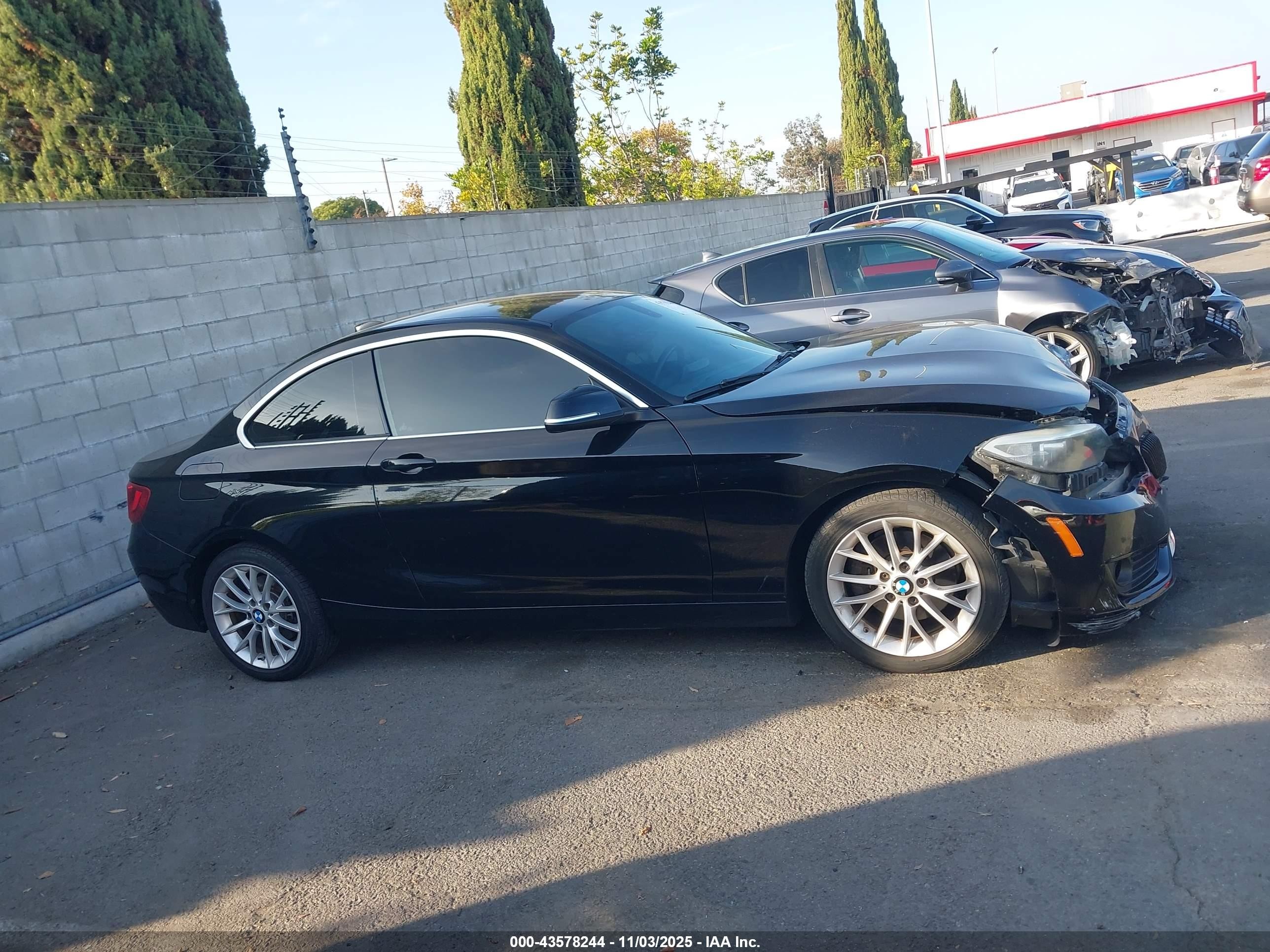 2014 Bmw 228i   Black vin: WBA1F5C5XEV246004