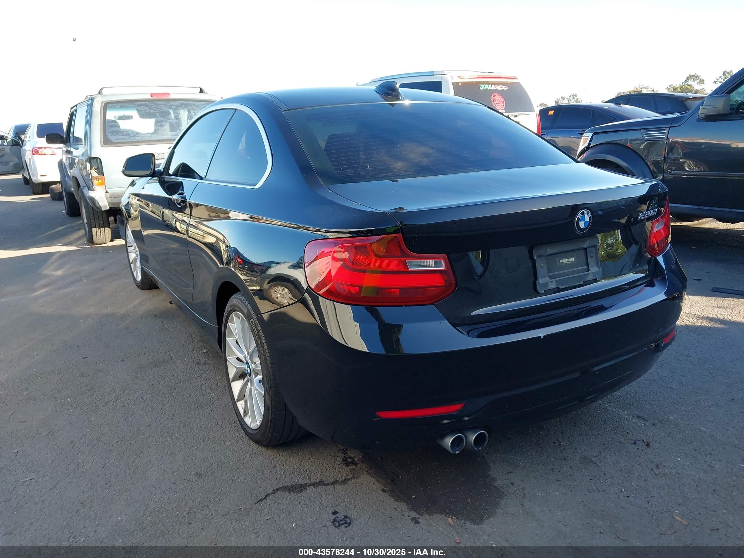 2014 Bmw 228i   Black vin: WBA1F5C5XEV246004
