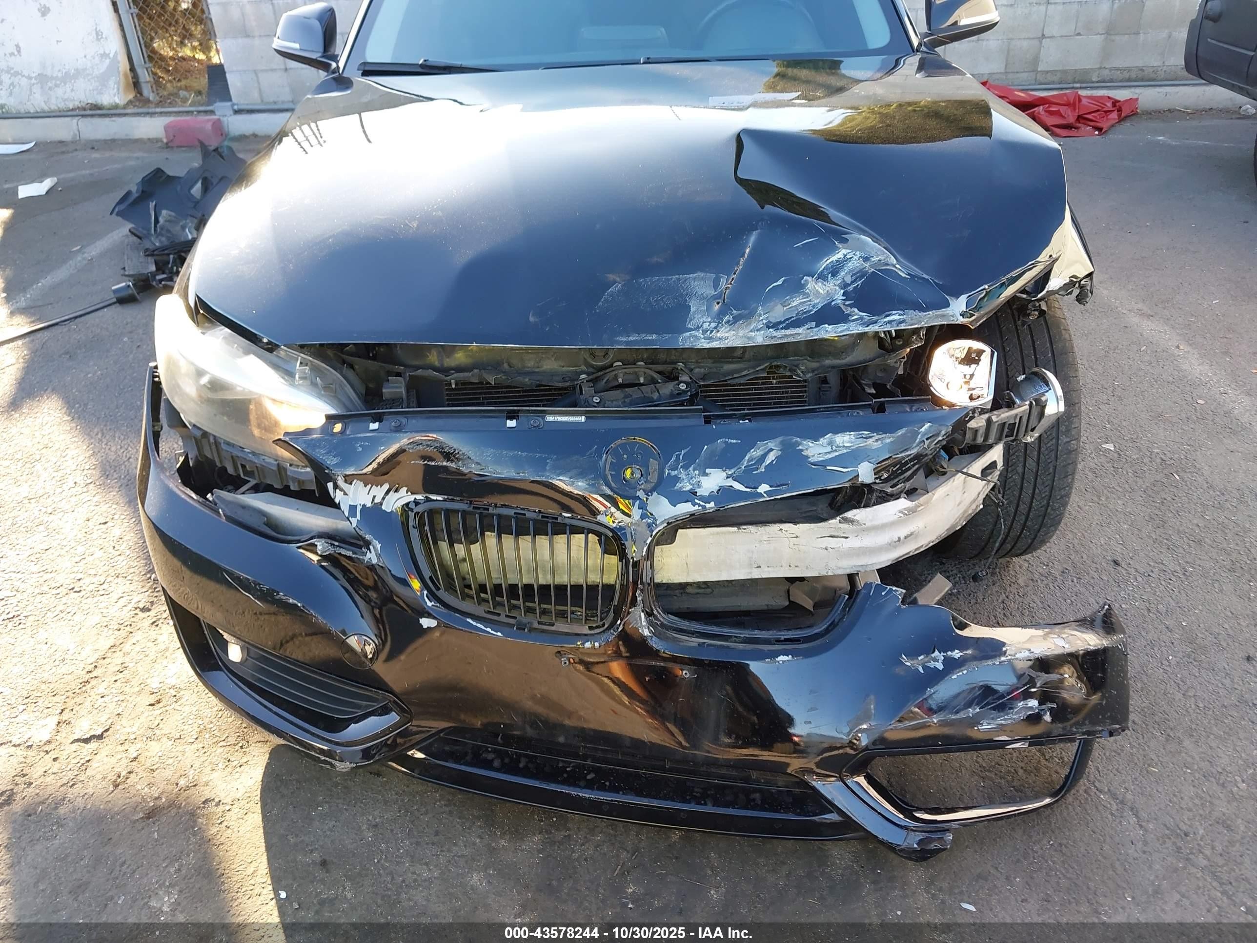 2014 Bmw 228i   Black vin: WBA1F5C5XEV246004