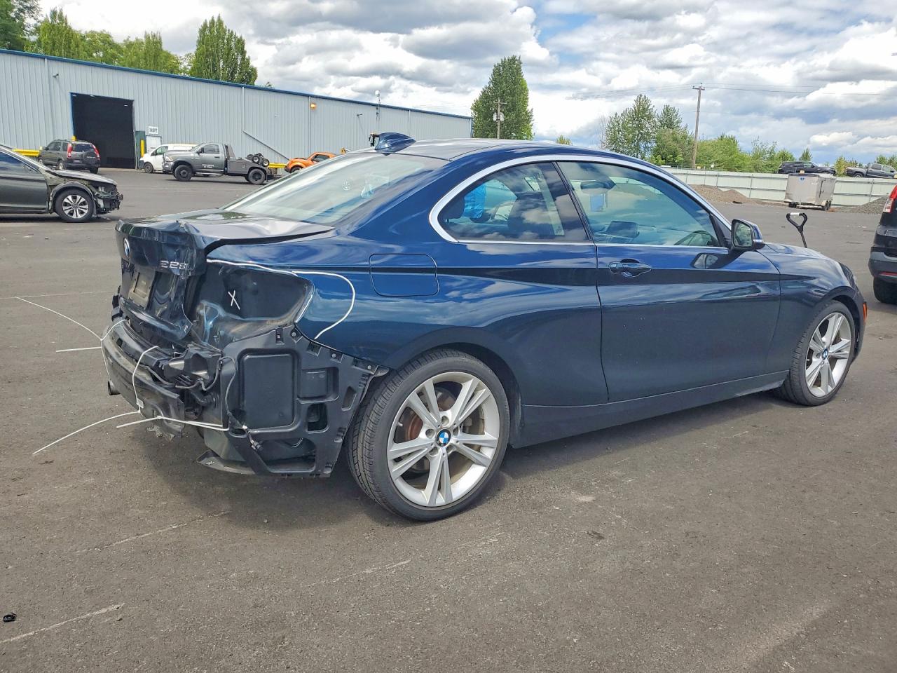 2014 Bmw 228 I Purple vin: WBA1F5C5XEV246049