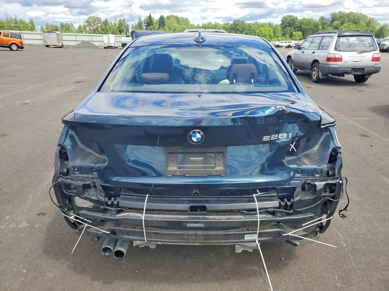 2014 Bmw 228 I Purple vin: WBA1F5C5XEV246049