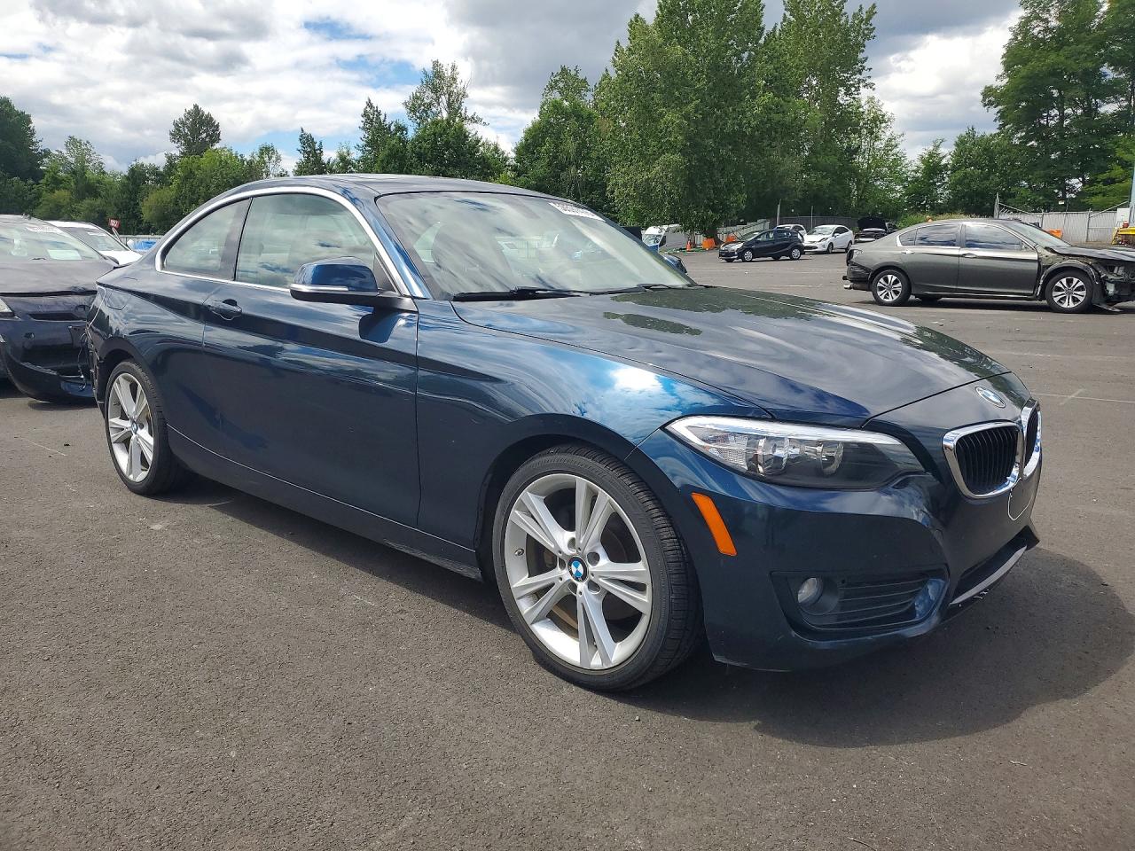 2014 Bmw 228 I Purple vin: WBA1F5C5XEV246049