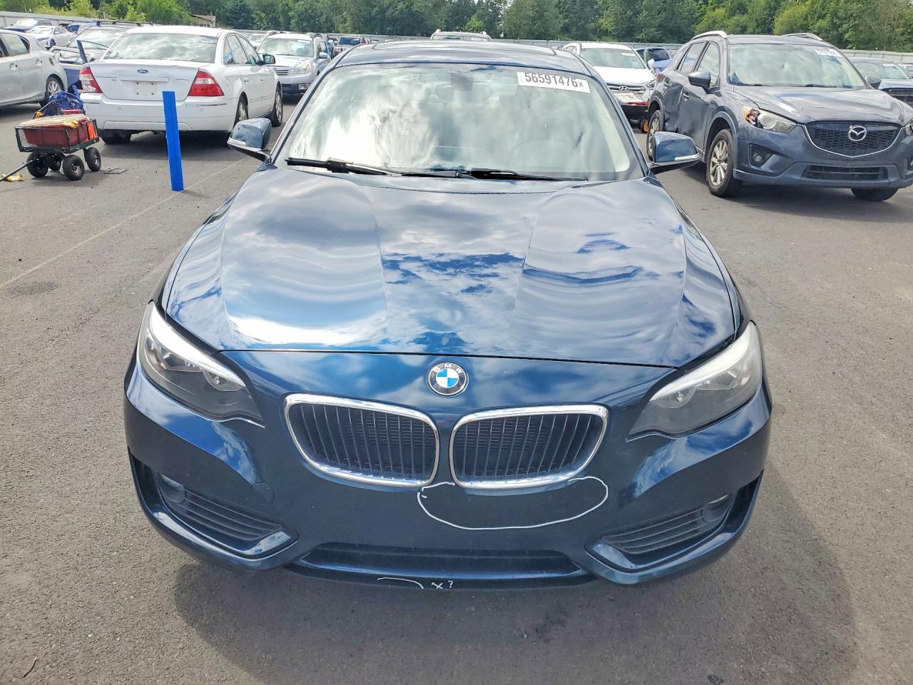 2014 Bmw 228 I Purple vin: WBA1F5C5XEV246049