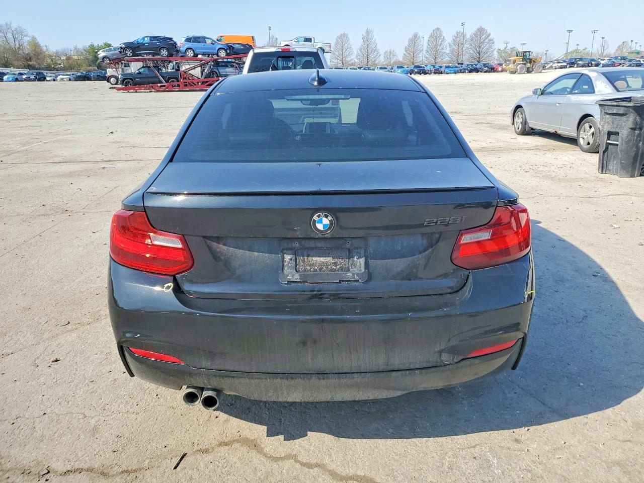 2014 Bmw 228 I Black vin: WBA1F5C5XEV246231