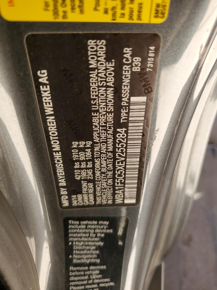 2014 Bmw 228 I Gray vin: WBA1F5C5XEV255284