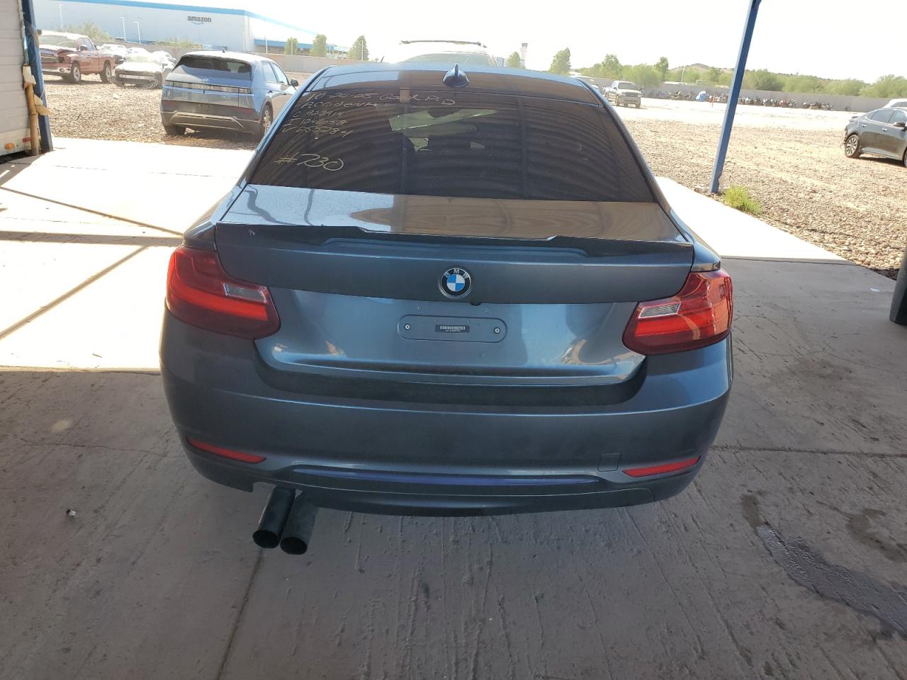 2014 Bmw 228 I Gray vin: WBA1F5C5XEV255284