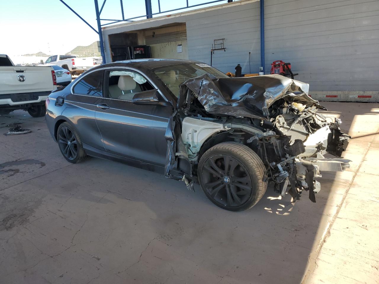2014 Bmw 228 I Gray vin: WBA1F5C5XEV255284