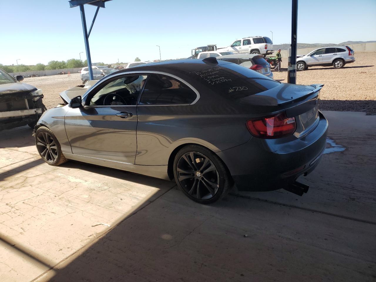 2014 Bmw 228 I Gray vin: WBA1F5C5XEV255284