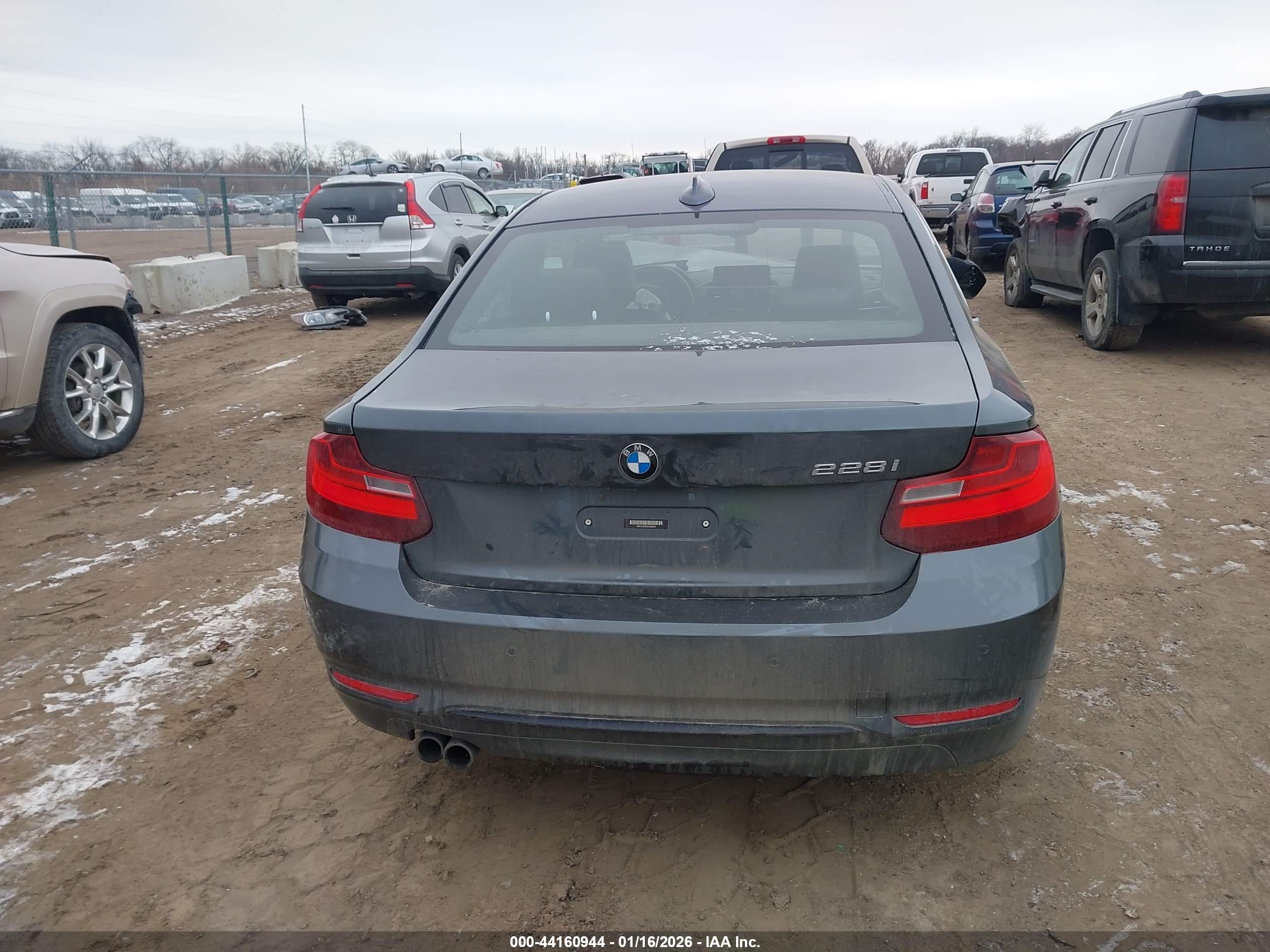 2014 Bmw 228i   Gray vin: WBA1F5C5XEV255673