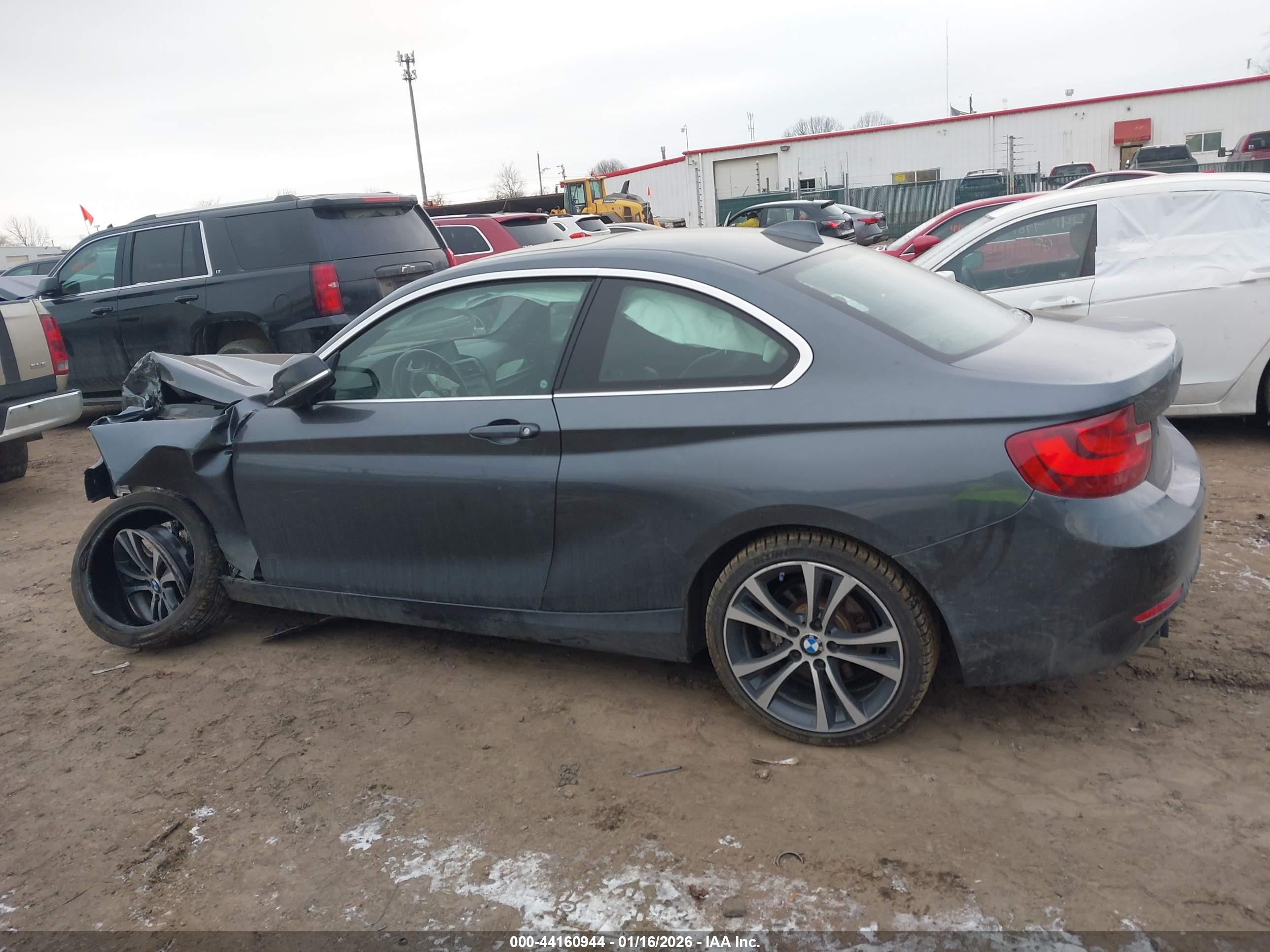 2014 Bmw 228i   Gray vin: WBA1F5C5XEV255673