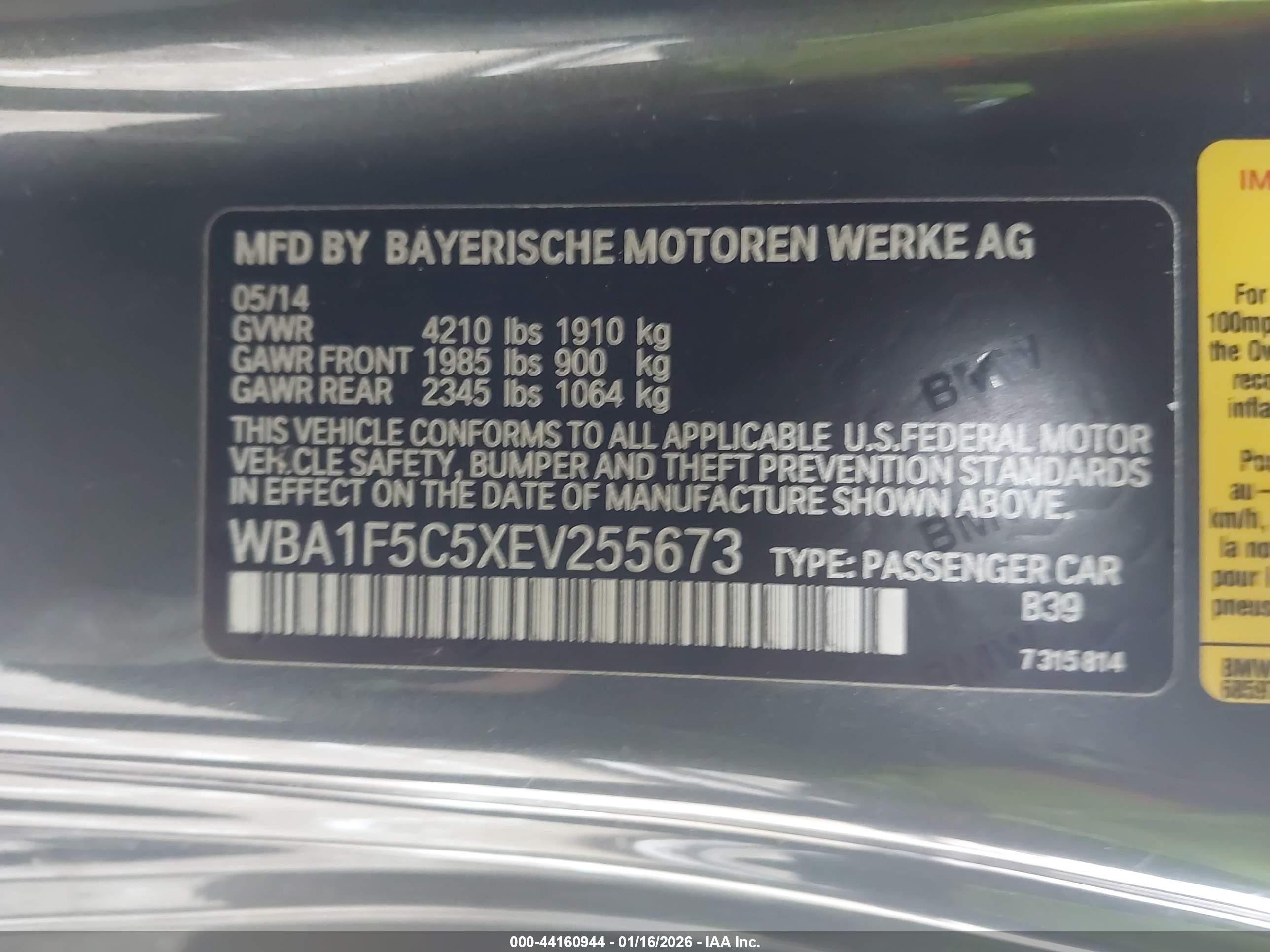 2014 Bmw 228i   Gray vin: WBA1F5C5XEV255673