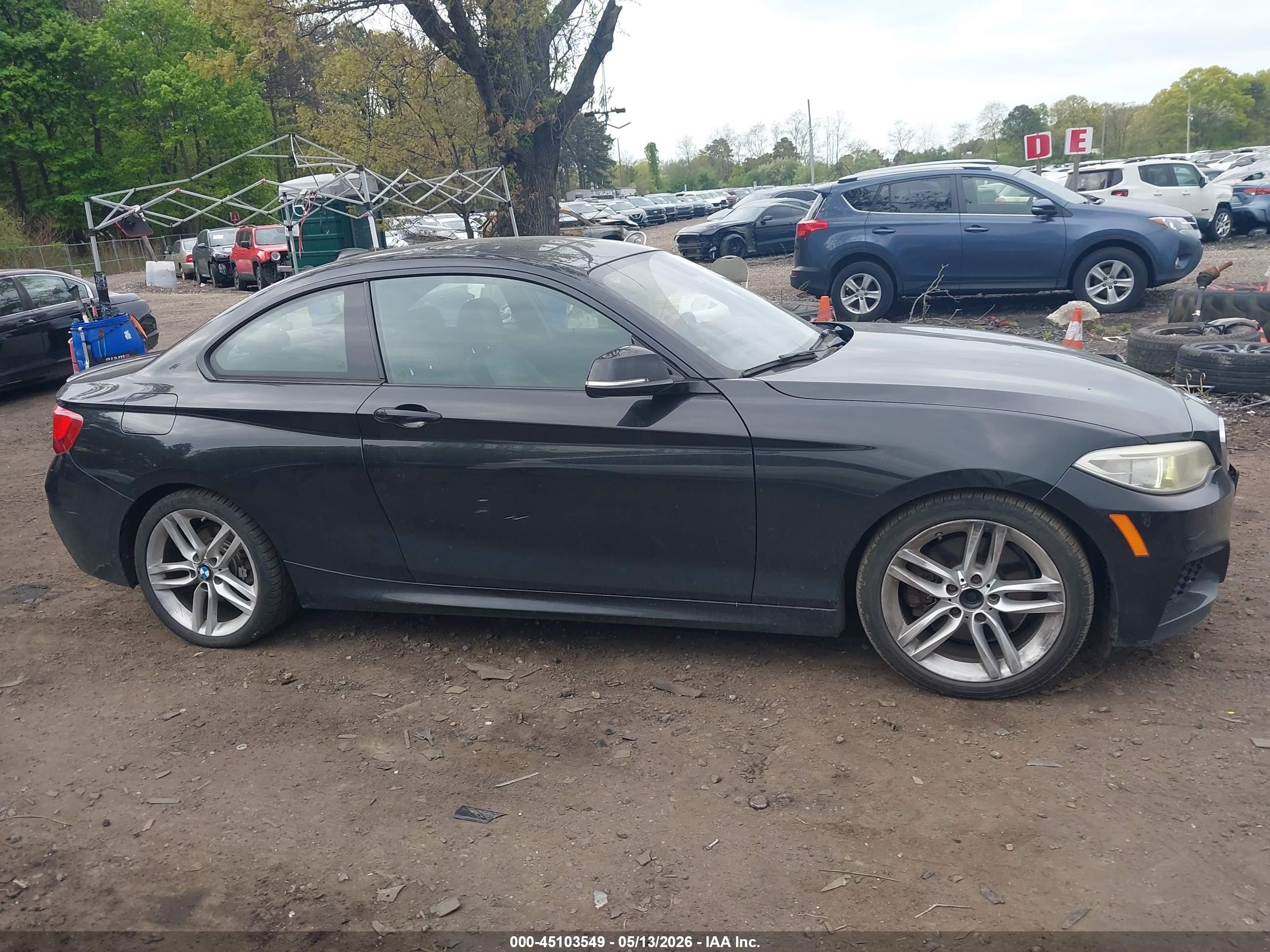 2014 Bmw 228i   Black vin: WBA1F5C5XEV255866