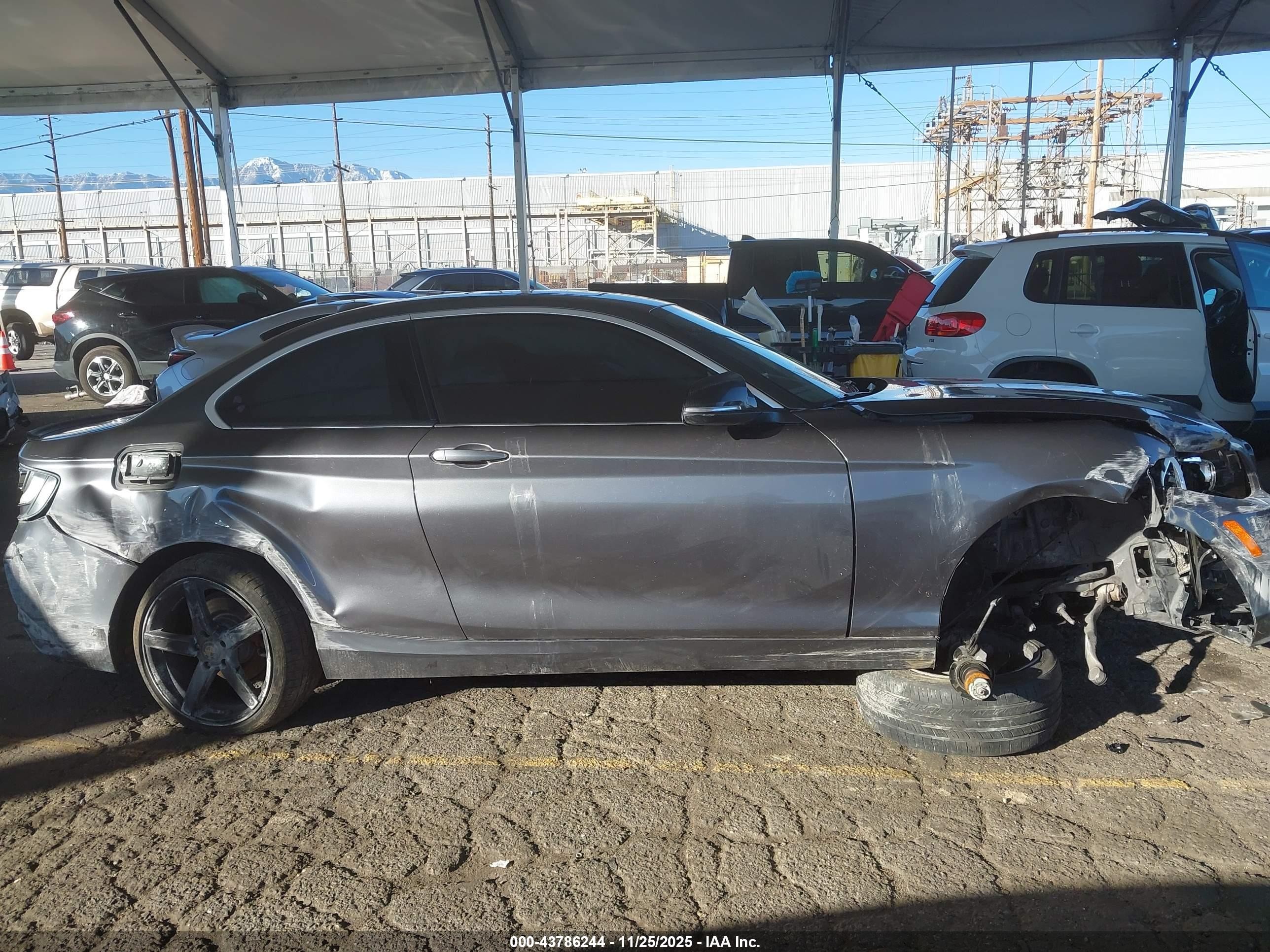 2014 Bmw 228i   Gray vin: WBA1F5C5XEVV99536