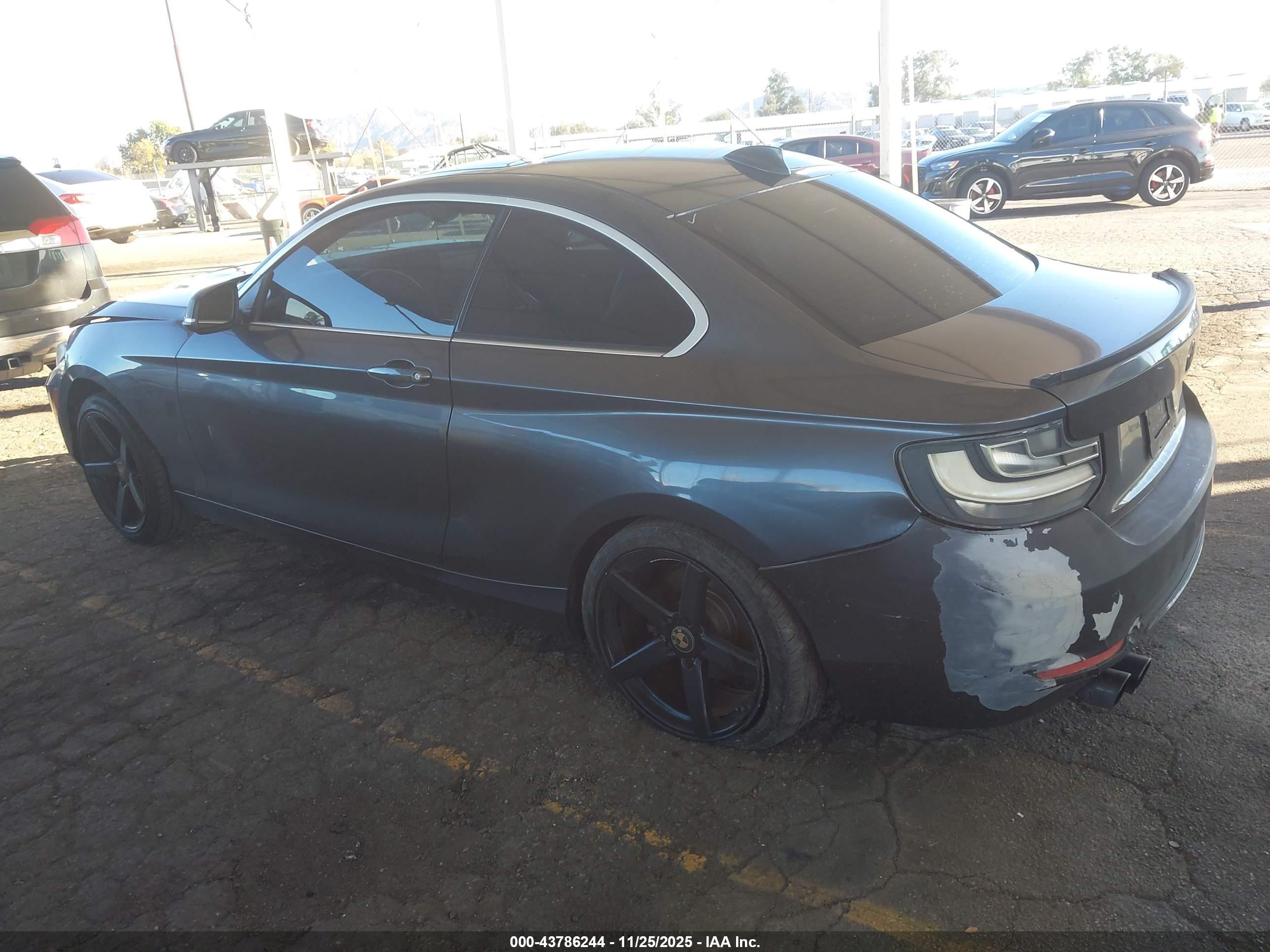 2014 Bmw 228i   Gray vin: WBA1F5C5XEVV99536