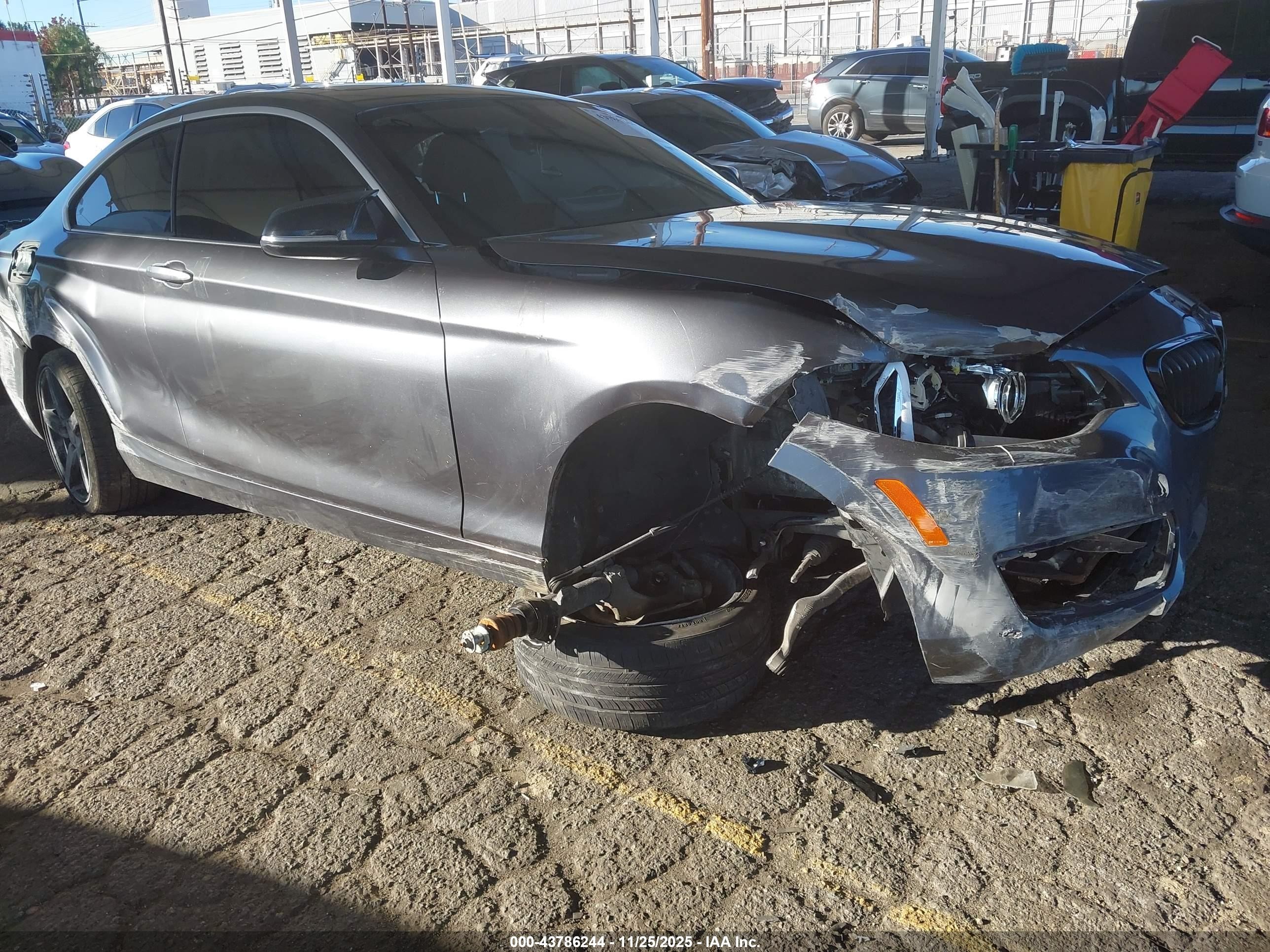 2014 Bmw 228i   Gray vin: WBA1F5C5XEVV99536